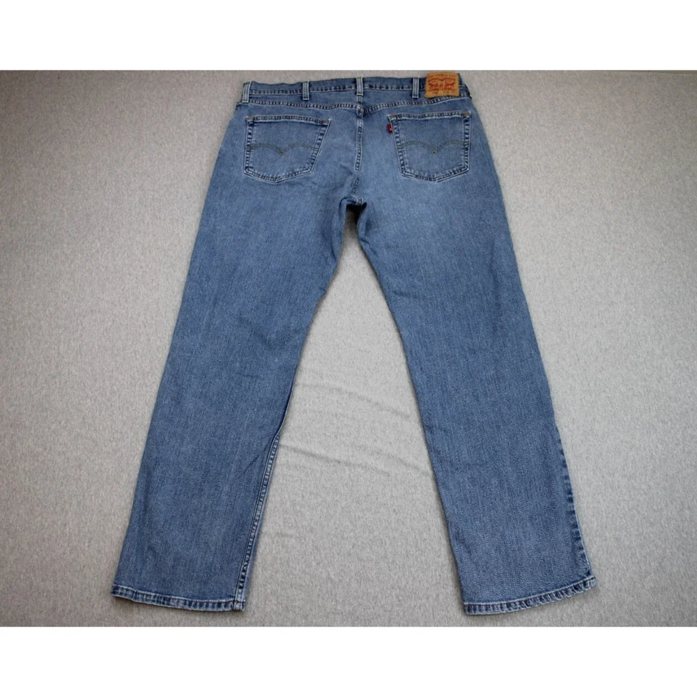 Levis Jeans‎ Mens Size W38 L32 Blue Denim 559 Relaxed Fit Straight Leg Mid Rise